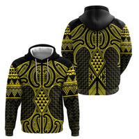 Mahi-dawg Maori Ta Moko Poutama Art Hoodie
