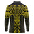 Mahi-dawg Maori Ta Moko Poutama Art Long Sleeve Polo Shirt