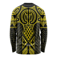 Mahi-dawg Maori Ta Moko Poutama Art Long Sleeve Shirt