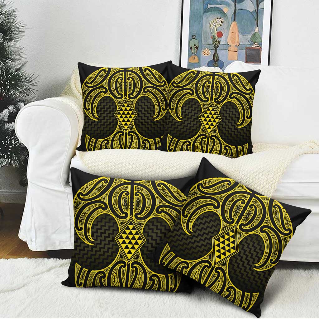 Mahi-dawg Maori Ta Moko Poutama Art Pillow Cover - Polynesian Pride