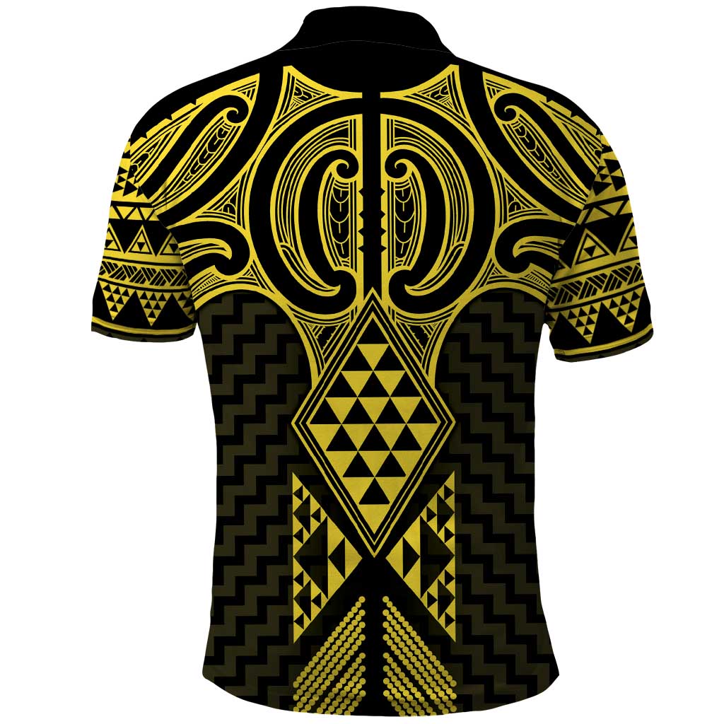 Mahi-dawg Maori Ta Moko Poutama Art Polo Shirt