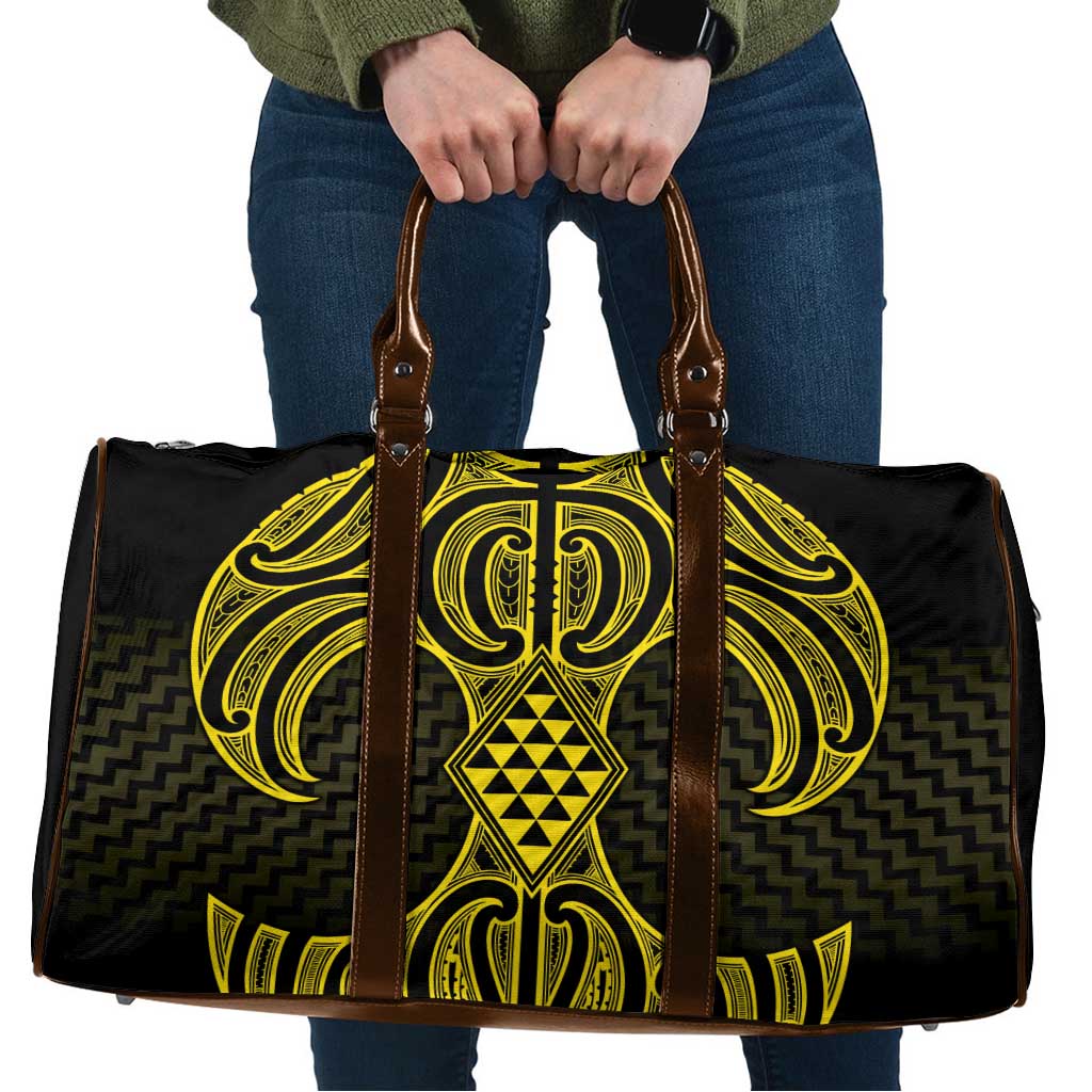 Mahi-dawg Maori Ta Moko Poutama Art Travel Bag - Polynesian Pride