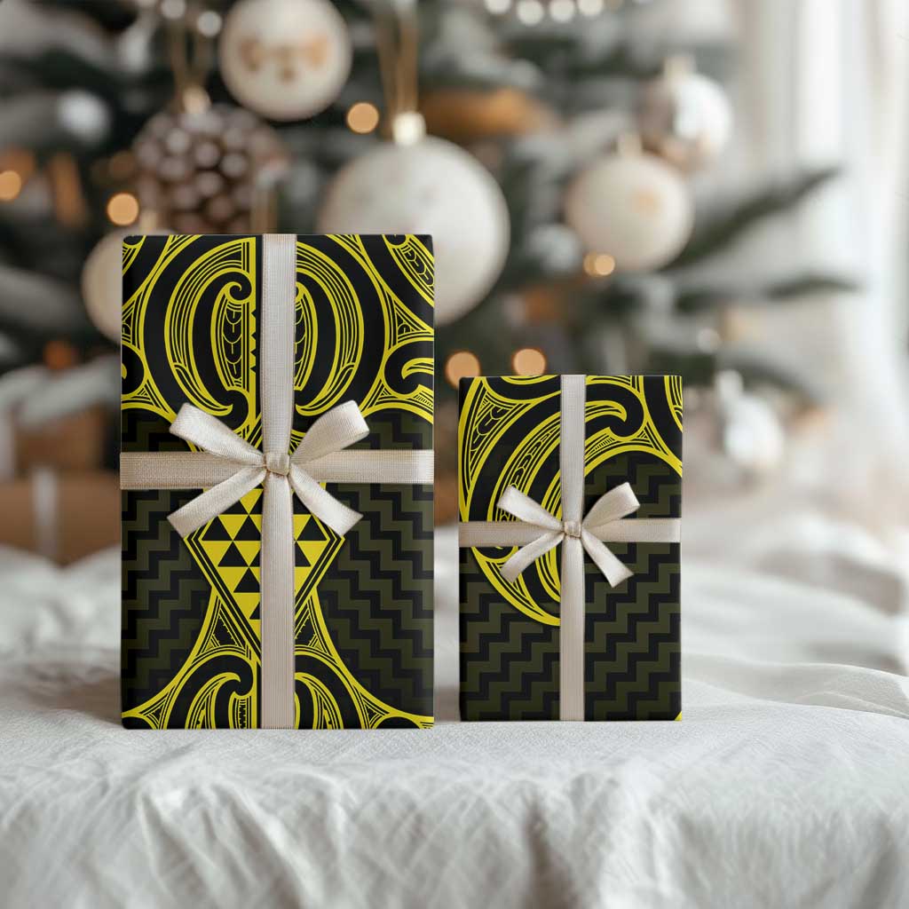 Mahi-dawg Maori Ta Moko Poutama Art Wrapping Paper - Polynesian Pride