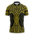 Mahi-dawg Maori Ta Moko Poutama Art Zipper Polo Shirt - Polynesian Pride