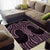 Mawhero Maori Ta Moko Poutama Art Area Rug