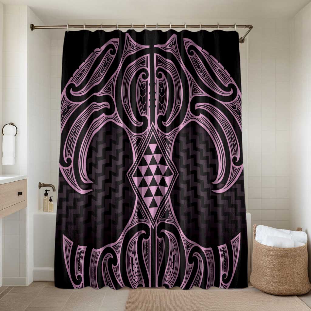 Mawhero Maori Ta Moko Poutama Art Bathroom Set - Polynesian Pride