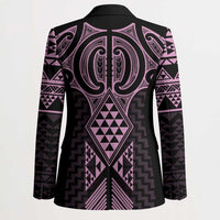 Mawhero Maori Ta Moko Poutama Art Blazer - Polynesian Pride