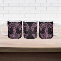 Mawhero Maori Ta Moko Poutama Art Ceramic Mug - Polynesian Pride