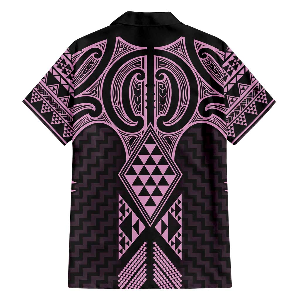 Mawhero Maori Ta Moko Poutama Art Family Matching Long Sleeve Bodycon Dress and Hawaiian Shirt LT9 - Polynesian Pride