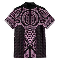 Mawhero Maori Ta Moko Poutama Art Family Matching Off Shoulder Maxi Dress and Hawaiian Shirt LT9 - Polynesian Pride