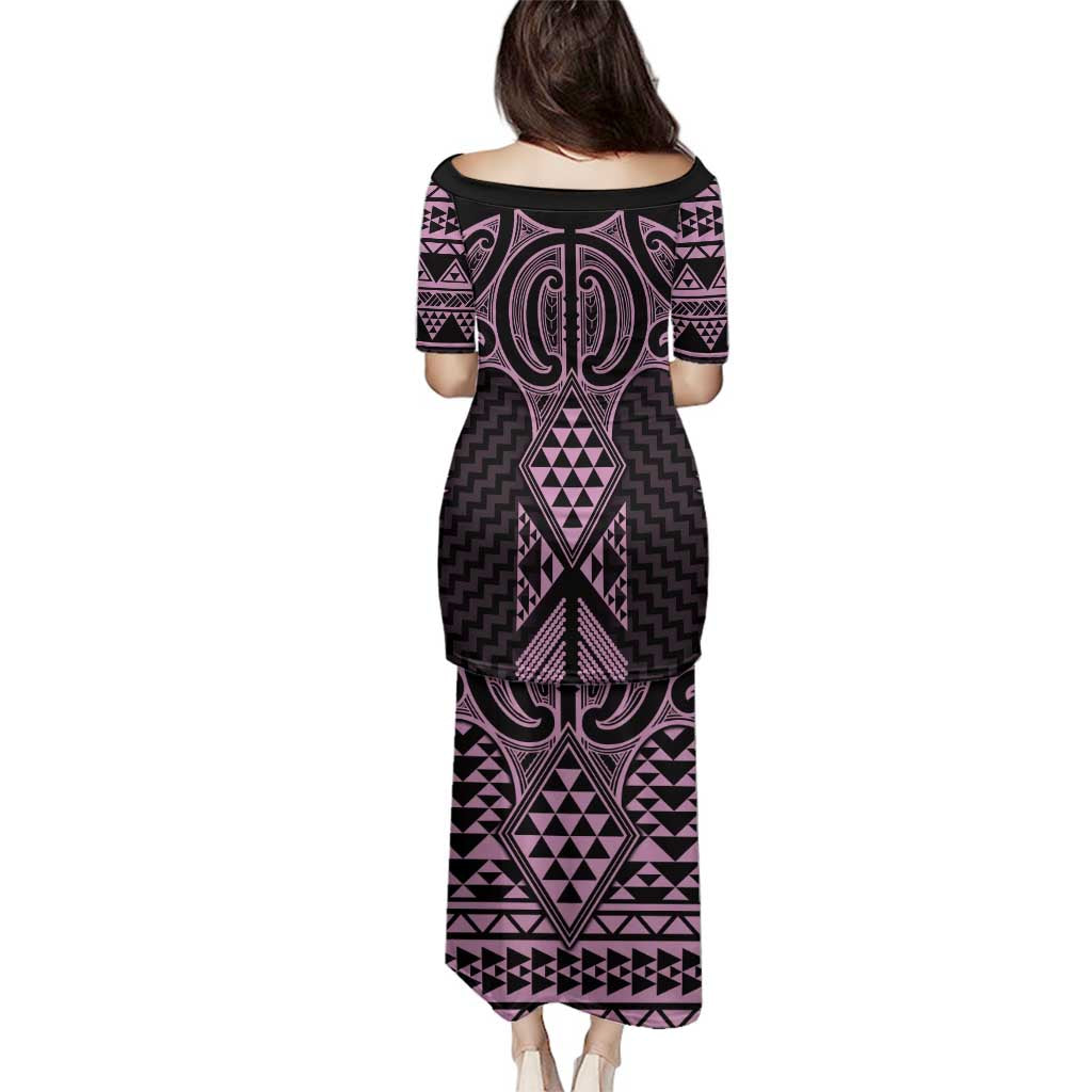 Mawhero Maori Ta Moko Poutama Art Family Matching Puletasi and Hawaiian Shirt LT9 - Polynesian Pride
