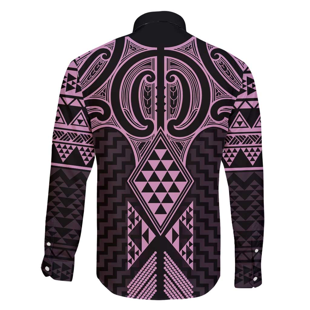 Mawhero Maori Ta Moko Poutama Art Family Matching Short Sleeve Bodycon Dress and Hawaiian Shirt LT9 - Polynesian Pride