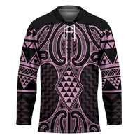 Mawhero Maori Ta Moko Poutama Art Hockey Jersey - Polynesian Pride