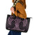 Mawhero Maori Ta Moko Poutama Art Leather Tote Bag