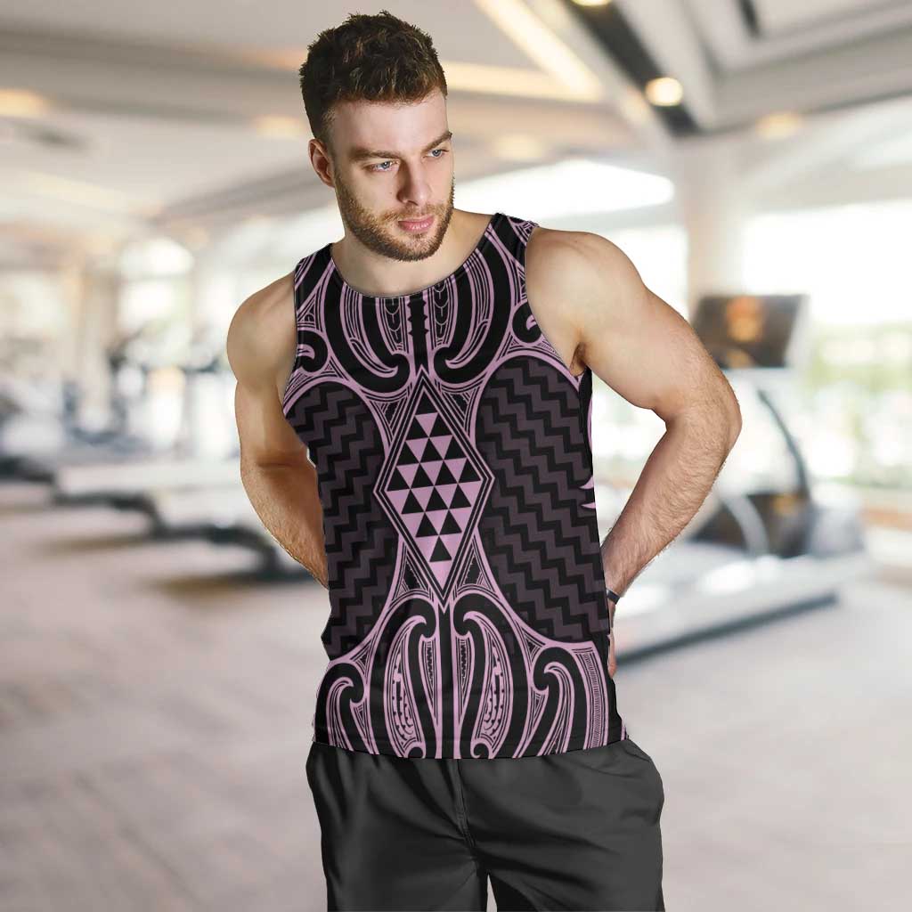 Mawhero Maori Ta Moko Poutama Art Men Tank Top