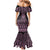 Mawhero Maori Ta Moko Poutama Art Mermaid Dress