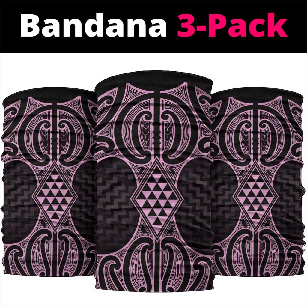 Mawhero Maori Ta Moko Poutama Art Neck Gaiter - Polynesian Pride