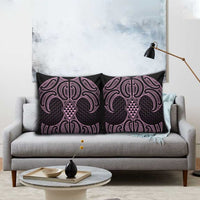 Mawhero Maori Ta Moko Poutama Art Pillow Cover - Polynesian Pride
