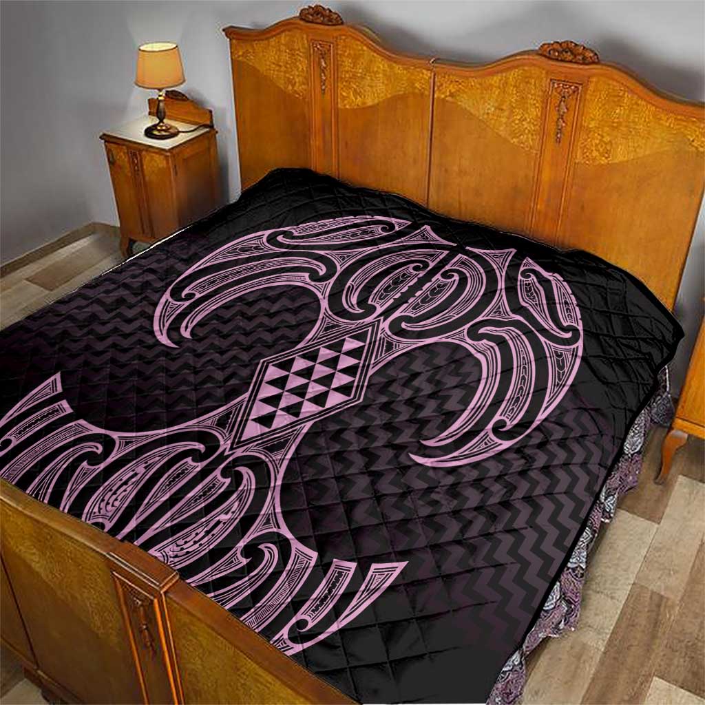 Mawhero Maori Ta Moko Poutama Art Quilt