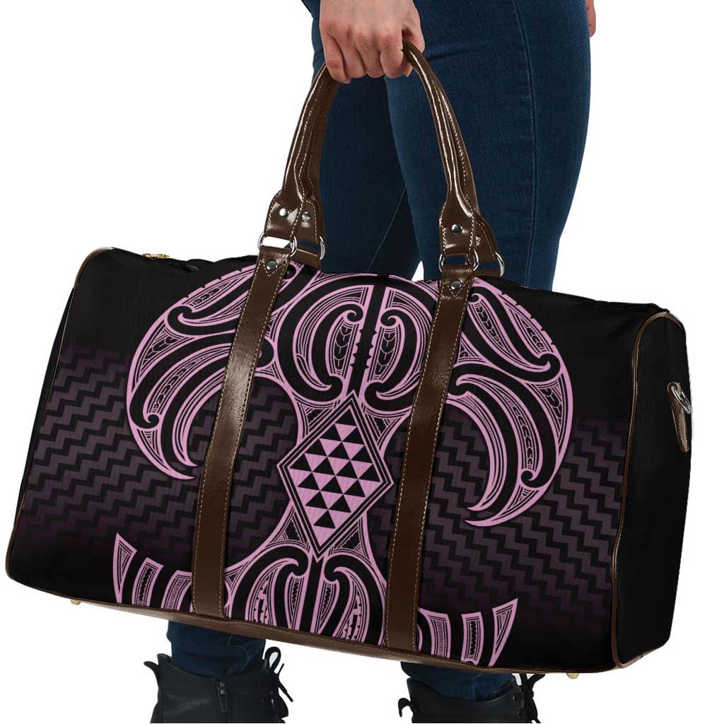 Mawhero Maori Ta Moko Poutama Art Travel Bag - Polynesian Pride