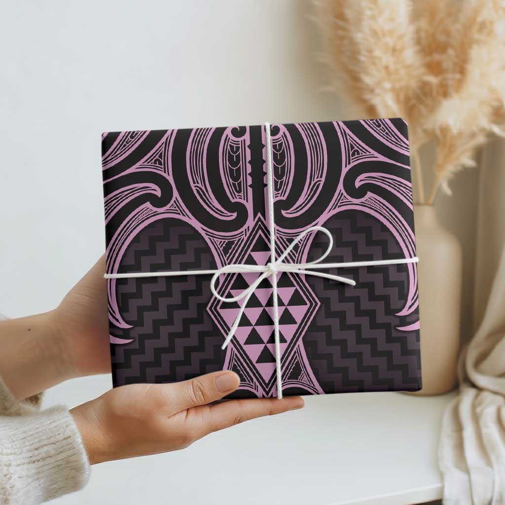 Mawhero Maori Ta Moko Poutama Art Wrapping Paper - Polynesian Pride