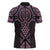 Mawhero Maori Ta Moko Poutama Art Zipper Polo Shirt - Polynesian Pride
