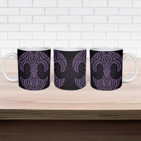 Waiporoporo Maori Ta Moko Poutama Art Ceramic Mug - Polynesian Pride