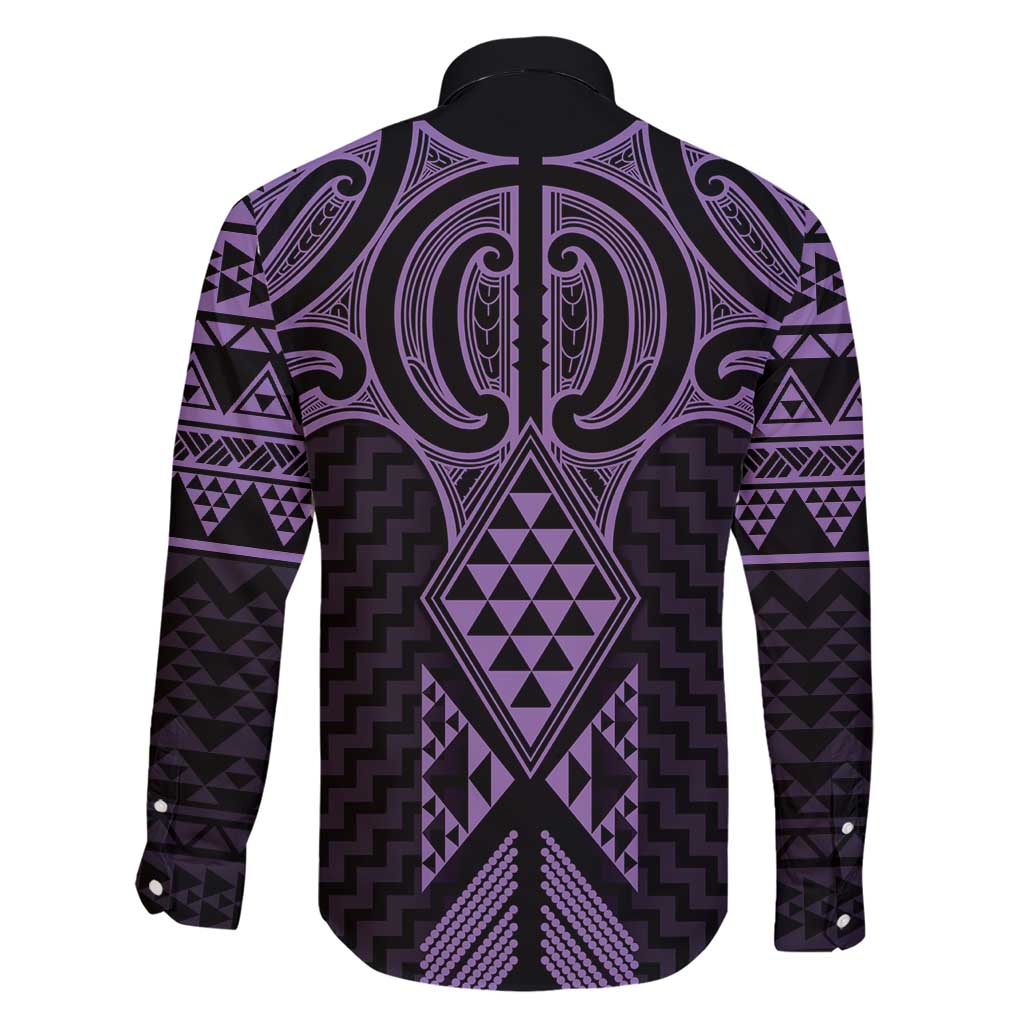 Waiporoporo Maori Ta Moko Poutama Art Family Matching Short Sleeve Bodycon Dress and Hawaiian Shirt LT9 - Polynesian Pride