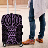 Waiporoporo Maori Ta Moko Poutama Art Luggage Cover