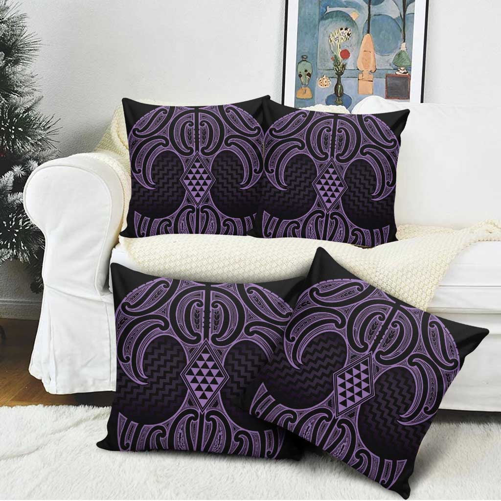 Waiporoporo Maori Ta Moko Poutama Art Pillow Cover LT9 - Polynesian Pride
