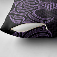 Waiporoporo Maori Ta Moko Poutama Art Pillow Cover LT9 - Polynesian Pride