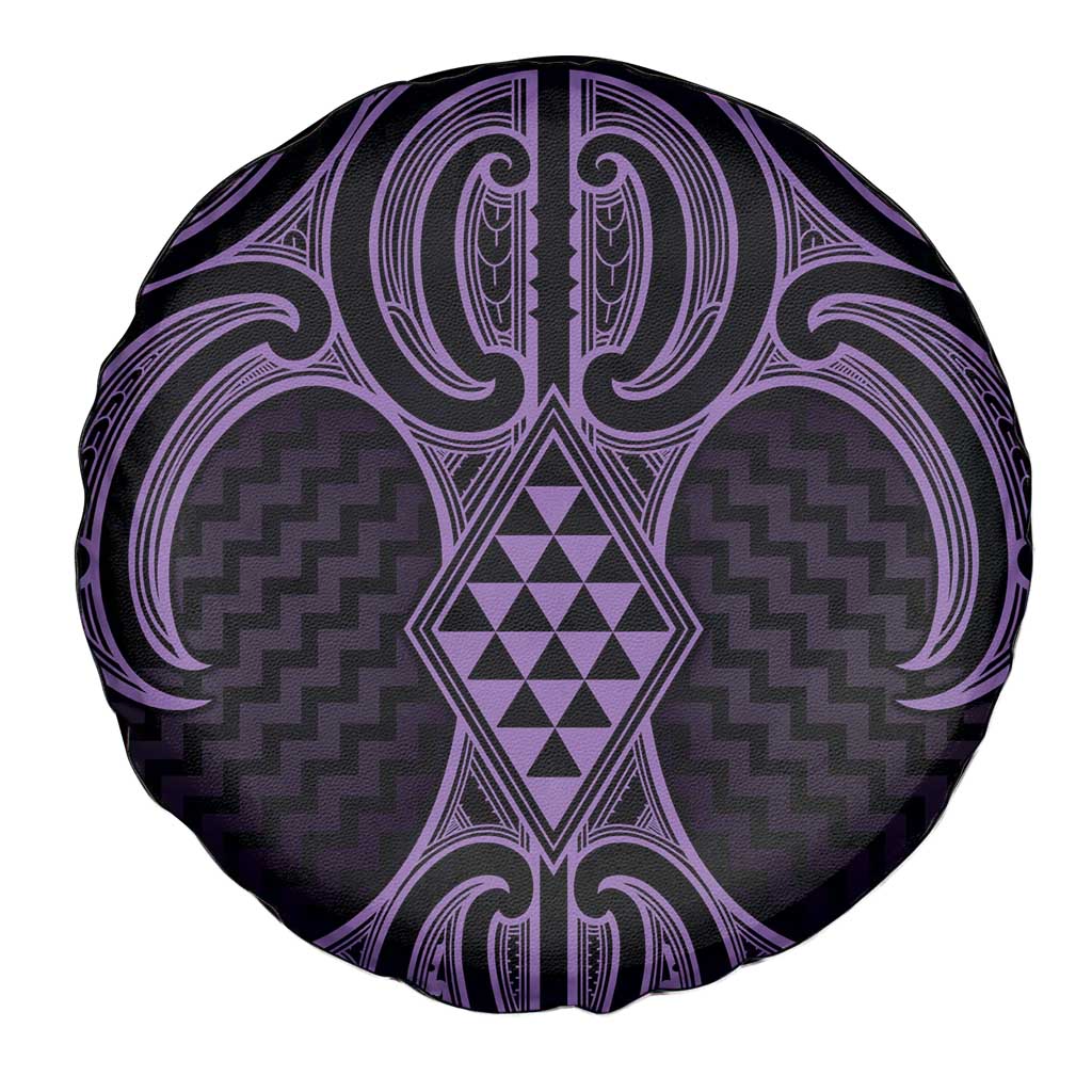 Waiporoporo Maori Ta Moko Poutama Art Spare Tire Cover LT9 - Polynesian Pride