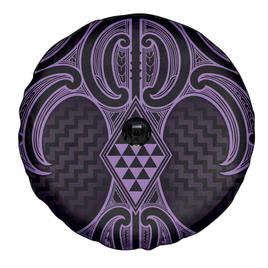 Waiporoporo Maori Ta Moko Poutama Art Spare Tire Cover LT9 - Polynesian Pride