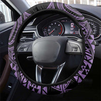 Waiporoporo Maori Ta Moko Poutama Art Steering Wheel Cover LT9 - Polynesian Pride