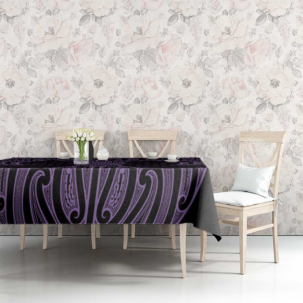 Waiporoporo Maori Ta Moko Poutama Art Tablecloth