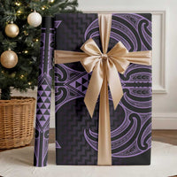 Waiporoporo Maori Ta Moko Poutama Art Wrapping Paper - Polynesian Pride