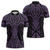 Waiporoporo Maori Ta Moko Poutama Art Zipper Polo Shirt - Polynesian Pride