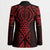 Whero Maori Ta Moko Poutama Art Blazer - Polynesian Pride