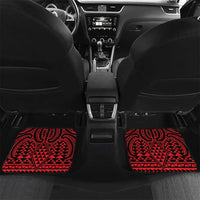 Whero Maori Ta Moko Poutama Art Car Mats