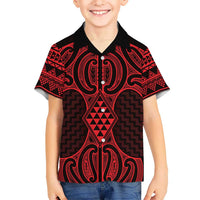 Whero Maori Ta Moko Poutama Art Hawaiian Shirt
