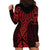 Whero Maori Ta Moko Poutama Art Hoodie Dress