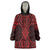 Whero Maori Ta Moko Poutama Art Wearable Blanket Hoodie