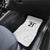 New Zealand Rangatira Custom Car Mats All White Niho Taniwha Maori Tribal