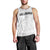 New Zealand Rangatira Custom Men Tank Top All White Niho Taniwha Maori Tribal
