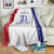 New Zealand Rugby Pacific Personalised Blanket Maori Style Tribal Tapa Pattern