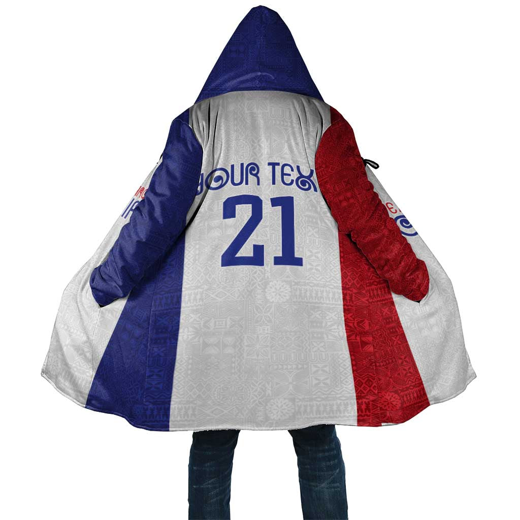 New Zealand Rugby Pacific Personalised Cloak Maori Style Tribal Tapa Pattern - Polynesian Pride