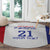 New Zealand Rugby Pacific Personalised Round Carpet Maori Style Tribal Tapa Pattern