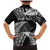 New Zealand Rugby Pacific Personalised Family Matching Mermaid Dress and Hawaiian Shirt All Black Maori Pasifika Fern Pattern