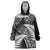 New Zealand Rugby Pacific Personalised Wearable Blanket Hoodie All Black Maori Pasifika Fern Pattern