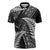 New Zealand Rugby Pacific Personalised Zipper Polo Shirt All Black Maori Pasifika Fern Pattern - Polynesian Pride